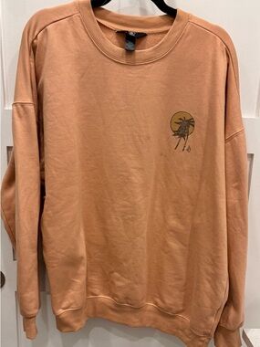 Volcom Crewneck Sunset Palm Tree Sweatshirt